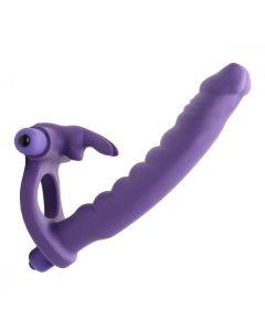 Double Delight Vibrierender Penisring mit Vibrator