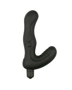 Schwarzer vibrierender Buttplug