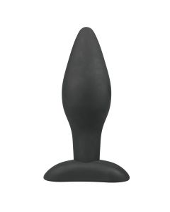 Großer schwarzer Silikon-Analplug