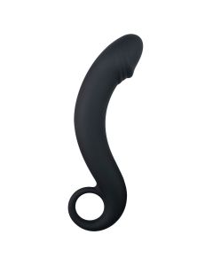 Schwarzer Prostata-Dildo aus Silikon