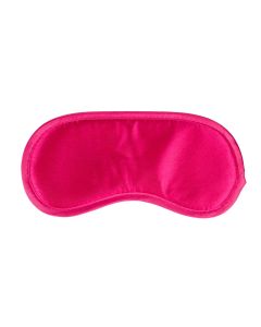 Pinkfarbene Augenmaske aus Satin