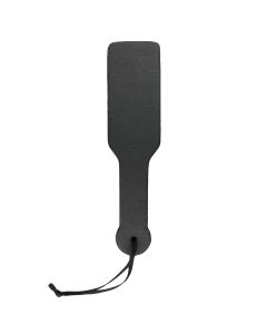Schwarze PU-Lederklatsche
