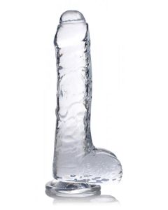 Jock C-Thru Transparenter Dildo - 21 cm