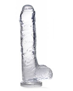 Jock C-Thru Transparenter Dildo - 25 cm