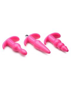 Thrill Trio Analplug - 3-teiliges Set- Rosa