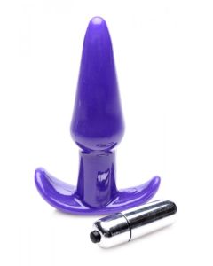 Smooth Vibrierender Analplug - Lila