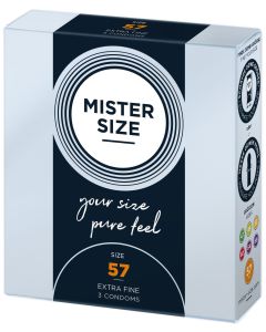 MISTER.SIZE 57 mm Kondome 3 Stück