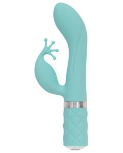 Pillow Talk - Kinky Rabbit & G-Punkt-Vibrator - Türkis