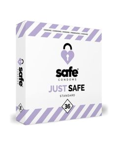 SAFE – Kondome mit silikonbasiertem Gleitmittel – Standard – 36 Stück