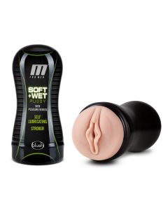M for Men - Soft and Wet - Muschi mit Lustrippen - Selbstbefeuchtend