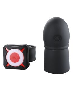 OTOUCH - Super Striker Penisverlängerung mit Vibration - Schwarz