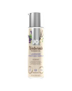 System JO - Naturals Massageöl Lavendel und tahitianische Vanille - 120 ml