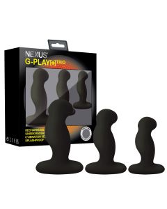 Nexus - G-Play Trio Plus Unisex Vibrator Pack - S/M/L