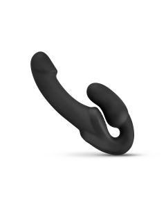 No-Parts - Morgan halterloser Strap-On Dildo - 22 cm - Schwarz