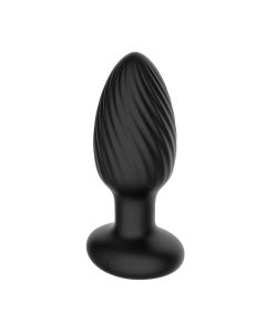 Nexus - Tornado Rotierender Butt Plug - Schwarz