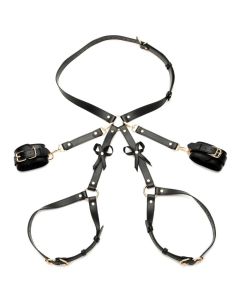 Bondage Harness mit Schleifen M/L - Schwarz