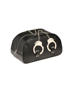 Bondage-Reisetasche mit Handschellen - Schwarz