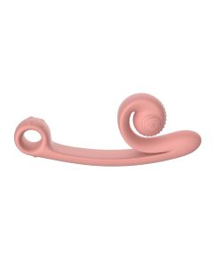Snail Vibe Curve Duo Vibrator - Pfirsichrosa