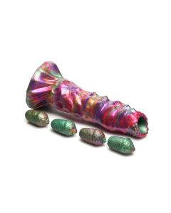 Ovipositor-Dildo mit Eiern