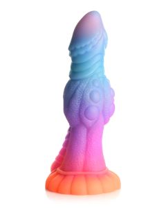 Leuchtender Alien-Dildo im Dunkeln