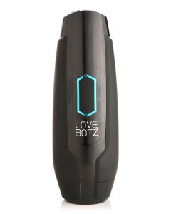 XR Brands - Stoßende und Vibrationsmasturbator - Schwarz