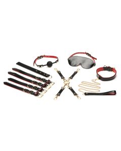 XR Brands - Lover's Luxe Bondage Set - Schwarz