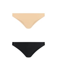 Bye Bra - Invisible Brazilian Nude + Black S