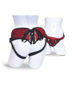 Sportsheets - Red Lace Corsette Strap-On