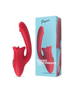 Teazers Dildo mit Klitorisstimulator
