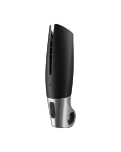 Satisfyer Power Masturbator+ Connect App - Schwarz/Silber