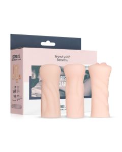 Friend With Benefits - Set von 3 Masturbatoren