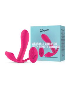 Teazers Tragbarer Vibrator mit Fernbedienung