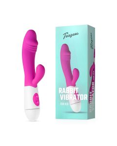 Realistischer Rabbit Vibrator - pink