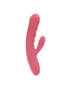 SVAKOM - Avery Stoßender Rabbit Vibrator - Erdbeerrosa