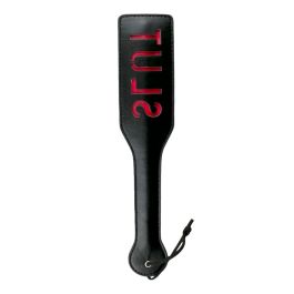 Schwarze Lederklatsche - Slut