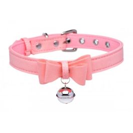 Golden Kitty Halsband mit Katzenglocke - Rosa