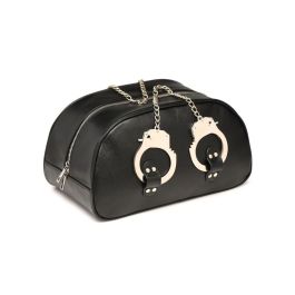 Bondage-Reisetasche mit Handschellen - Schwarz
