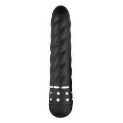 Mini-Vibrator gewindeartig in Schwarz