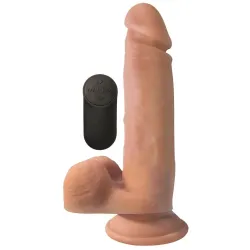 Realistischer vibrierender Dildo mit Saugnapf