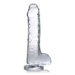 Jock C-Thru Transparenter Dildo - 21 cm