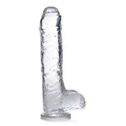 Jock C-Thru Transparenter Dildo - 25 cm