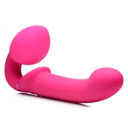 G-Pulse Vibratorischer Strapless Strap-On Vibrator mit Fernbedienung - Rosa