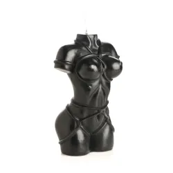 Tropfenkerze - Schwarz