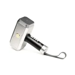 XR Brands - Thunder Stroker Saugender Masturbator - Silber & Schwarz