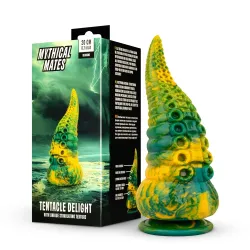 Mythical Mates - Tentacle Delight Grün & Gelb - 20 cm