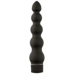 Doc Johnson - Black Magic Ribbed Vibe Vibrator - Schwarz