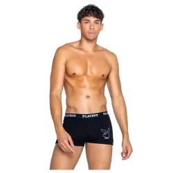 Playboy Lingerie - Heren Tuxedo Modal Boxer - Zwart