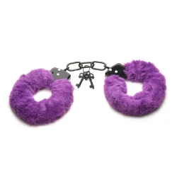 XR Brands - Cuffed In Fur Handschellen - Lila
