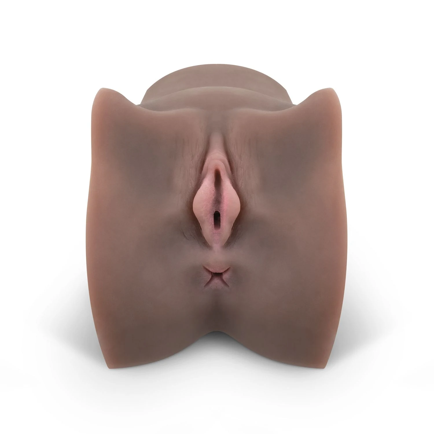 Brauner Masturbator mit Vagina- und Anusöffnung
