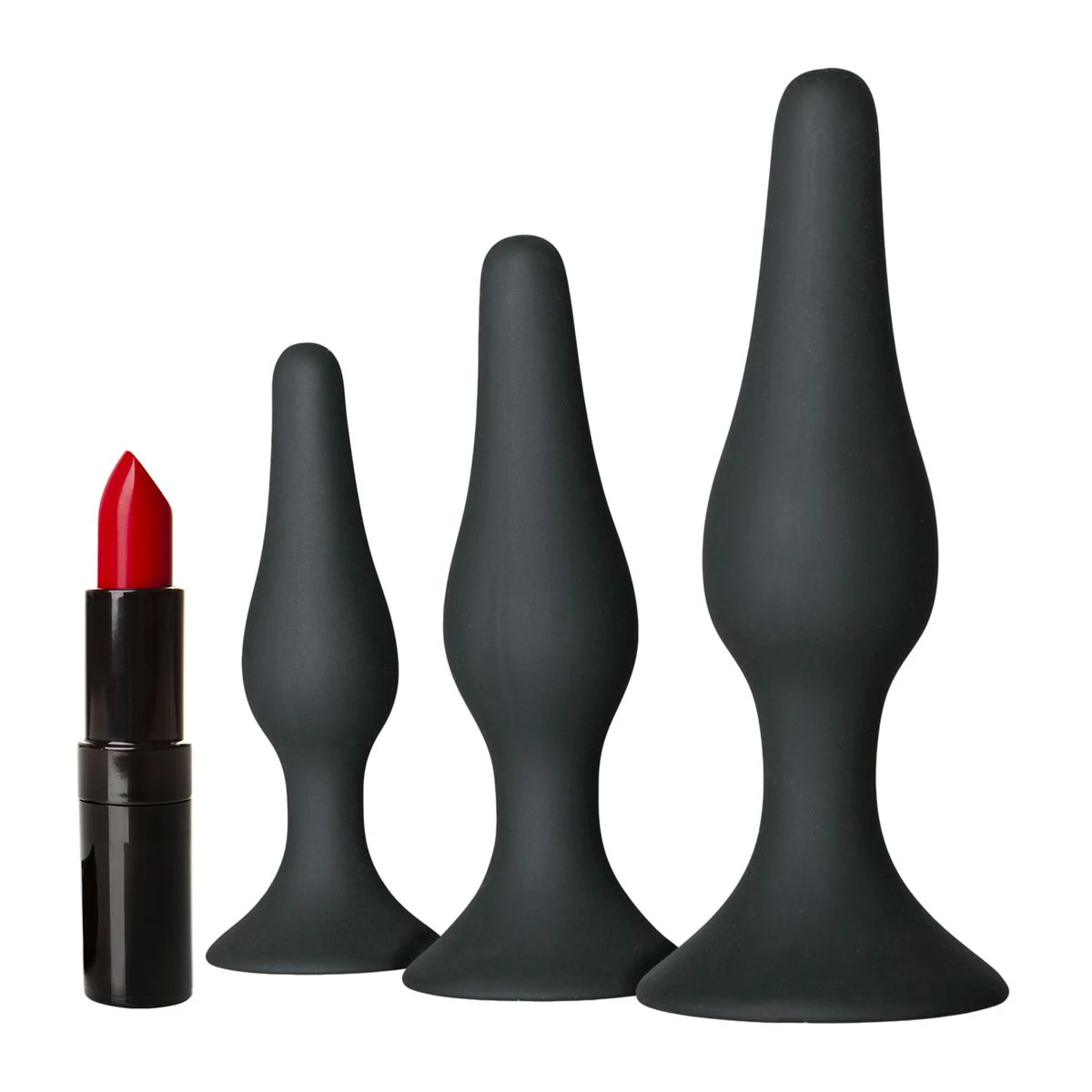 Toys Anal Collection Trainings-Kit mit wasserfesten, biegsamen Plugs